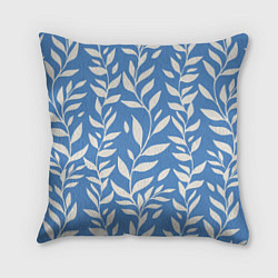 Подушка квадратная Цветы Голубого Луга, цвет: 3D-принт