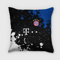 Подушка квадратная Bayern munchen Краска, цвет: 3D-принт