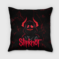 Подушка квадратная Slipknot - rock forever, цвет: 3D-принт