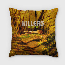 Подушка квадратная Sawdust - The Killers, цвет: 3D-принт