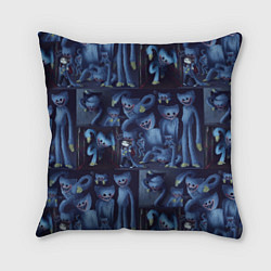 Подушка квадратная Хагги Вагги паттерн, цвет: 3D-принт