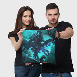Подушка квадратная Abbadone Dota 2, цвет: 3D-принт — фото 2