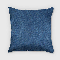 Подушка квадратная Деним - джинсовая ткань текстура, цвет: 3D-принт