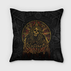 Подушка квадратная Slipknot - death, цвет: 3D-принт