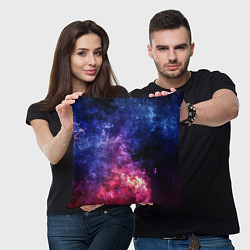 Подушка квадратная Космическая туманность Млечного пути, цвет: 3D-принт — фото 2