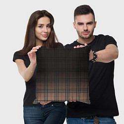 Подушка квадратная Tartan gradient, цвет: 3D-принт — фото 2