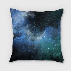 Подушка квадратная Акварель галактики, цвет: 3D-принт