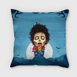 Подушка квадратная Зомби с радугой, цвет: 3D-принт