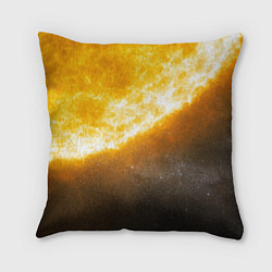 Подушка квадратная Солнце в космосе, цвет: 3D-принт