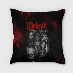 Подушка квадратная Slipknot dark, цвет: 3D-принт