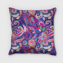Подушка квадратная Multi-colored colorful patterns, цвет: 3D-принт
