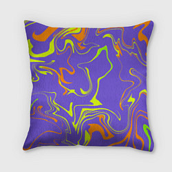Подушка квадратная Сrazy abstraction, цвет: 3D-принт