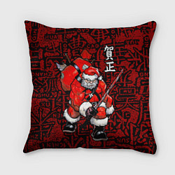 Подушка квадратная Santa Claus Samurai