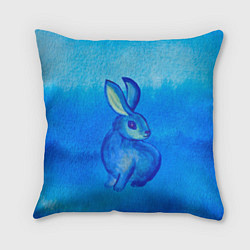 Подушка квадратная Водяной кролик символ 2023, цвет: 3D-принт