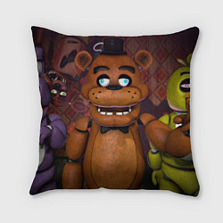 Подушка квадратная Five Nights аt Frеddys, цвет: 3D-принт