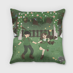 Подушка квадратная Праздник в Stardew Valley, цвет: 3D-принт