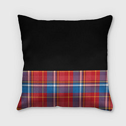 Подушка квадратная Классическая шотландка, цвет: 3D-принт