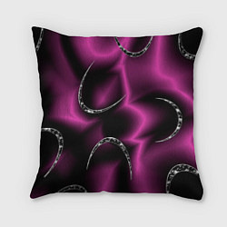 Подушка квадратная Снежный месяц на ткани, цвет: 3D-принт