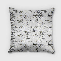 Подушка квадратная Паттерн с акварельными каплями