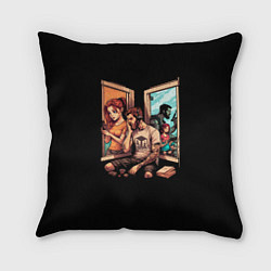 Подушка квадратная Фантазии, цвет: 3D-принт