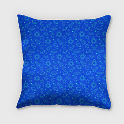 Подушка квадратная Космоузор, цвет: 3D-принт