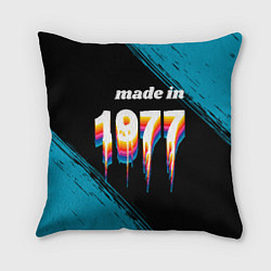 Подушка квадратная Made in 1977: liquid art, цвет: 3D-принт