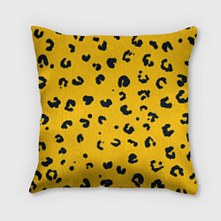 Подушка квадратная Леопардик, цвет: 3D-принт