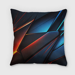 Подушка квадратная Абстрактные разломы