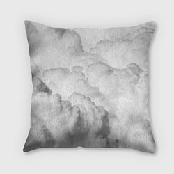 Подушка квадратная Пористые облака, цвет: 3D-принт