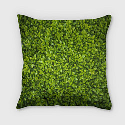 Подушка квадратная Зеленая травка, цвет: 3D-принт