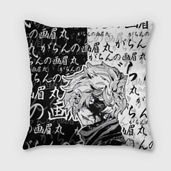 Подушка квадратная Адский рай - иероглифы, цвет: 3D-принт