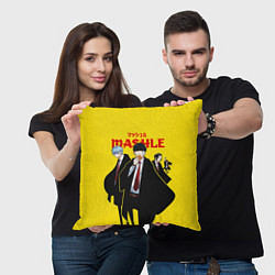 Подушка квадратная Magic And Muscles, цвет: 3D-принт — фото 2