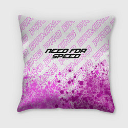 Подушка квадратная Need for Speed pro gaming: символ сверху, цвет: 3D-принт