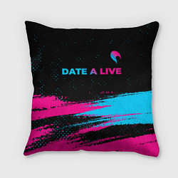 Подушка квадратная Date A Live - neon gradient: символ сверху