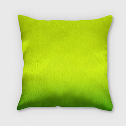 Подушка квадратная Сочный лимон градиент, цвет: 3D-принт