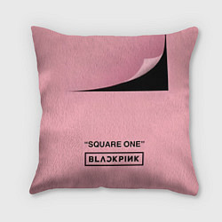 Подушка квадратная Логотип Blackpink альбома Square One, цвет: 3D-принт