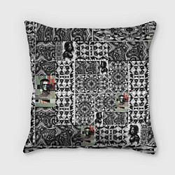 Подушка квадратная Орнамент древних цивилизаций, цвет: 3D-принт