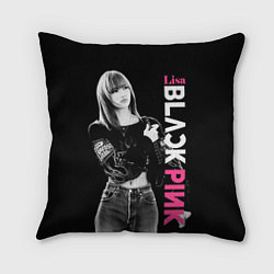 Подушка квадратная Blackpink Beautiful Lisa, цвет: 3D-принт