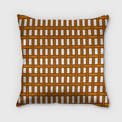Подушка квадратная Веревочный дизайн, цвет: 3D-принт