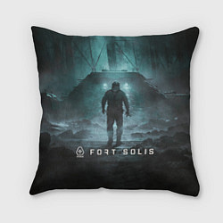 Подушка квадратная Fort Solis, цвет: 3D-принт