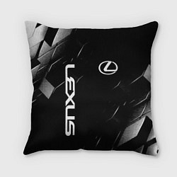 Подушка квадратная Lexus - minimalism, цвет: 3D-принт