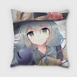 Подушка квадратная Touhou Project Улыбающаяся Койши Комейдзи, цвет: 3D-принт
