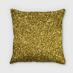 Подушка квадратная Золотая крошка, цвет: 3D-принт