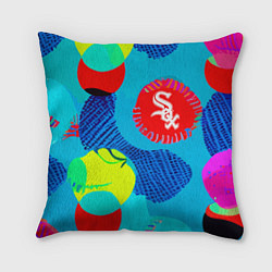 Подушка квадратная Chicago White Sox - baseball team, цвет: 3D-принт