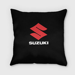 Подушка квадратная Suzuki sport brend, цвет: 3D-принт
