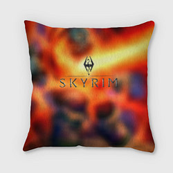 Подушка квадратная Skyrim rpg game, цвет: 3D-принт