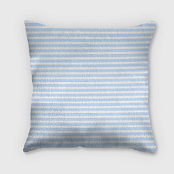 Подушка квадратная Полосатый морской стиль, цвет: 3D-принт