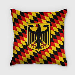 Подушка квадратная Germany, цвет: 3D-принт