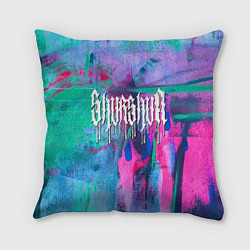 Подушка квадратная Shurshun - tie-dye, цвет: 3D-принт