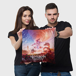 Подушка квадратная Элой на запретном западе complete edition, цвет: 3D-принт — фото 2